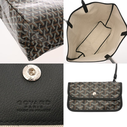 Goyard Pvc Black Tote Bags