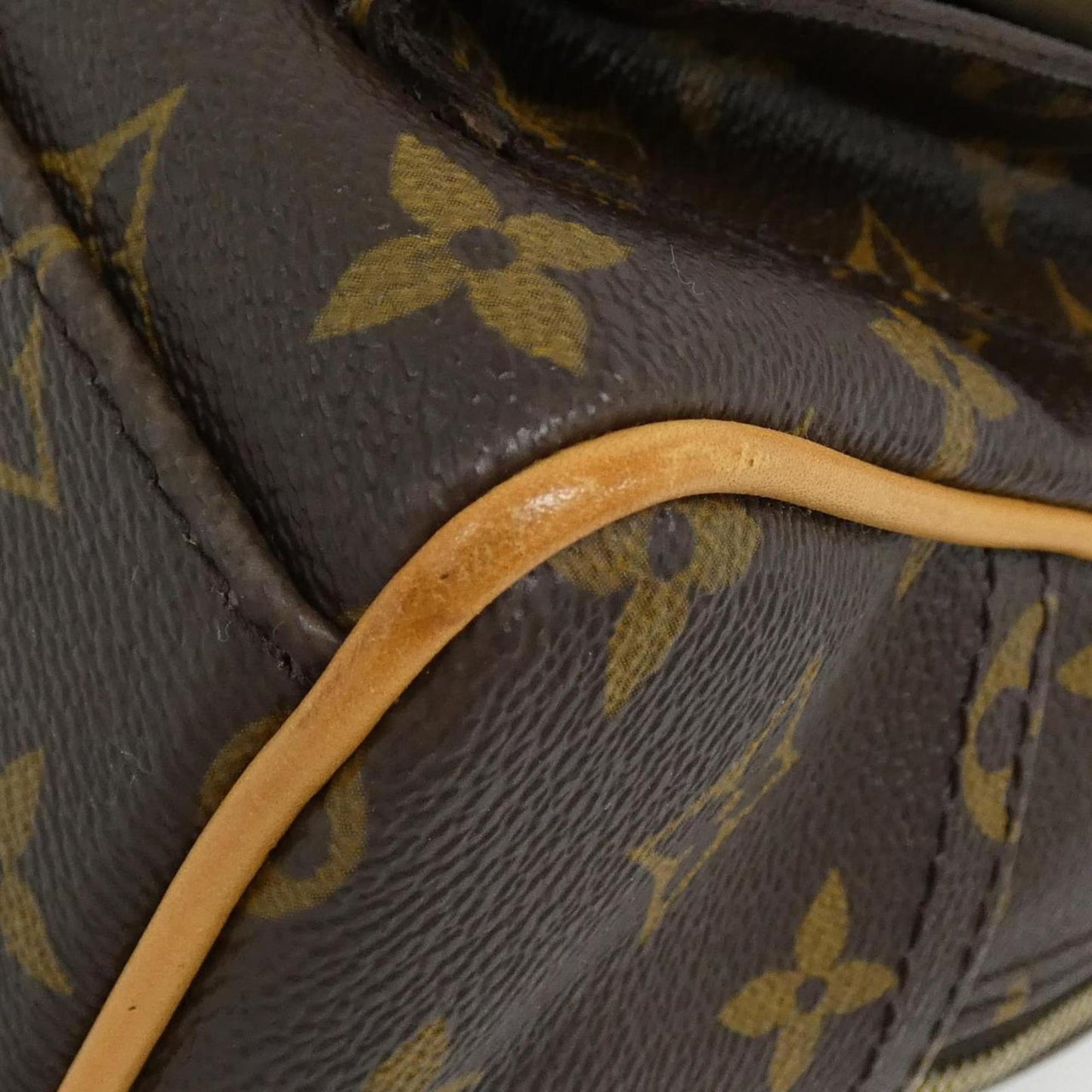 Louis Vuitton Coated Canvas Brown Handbags