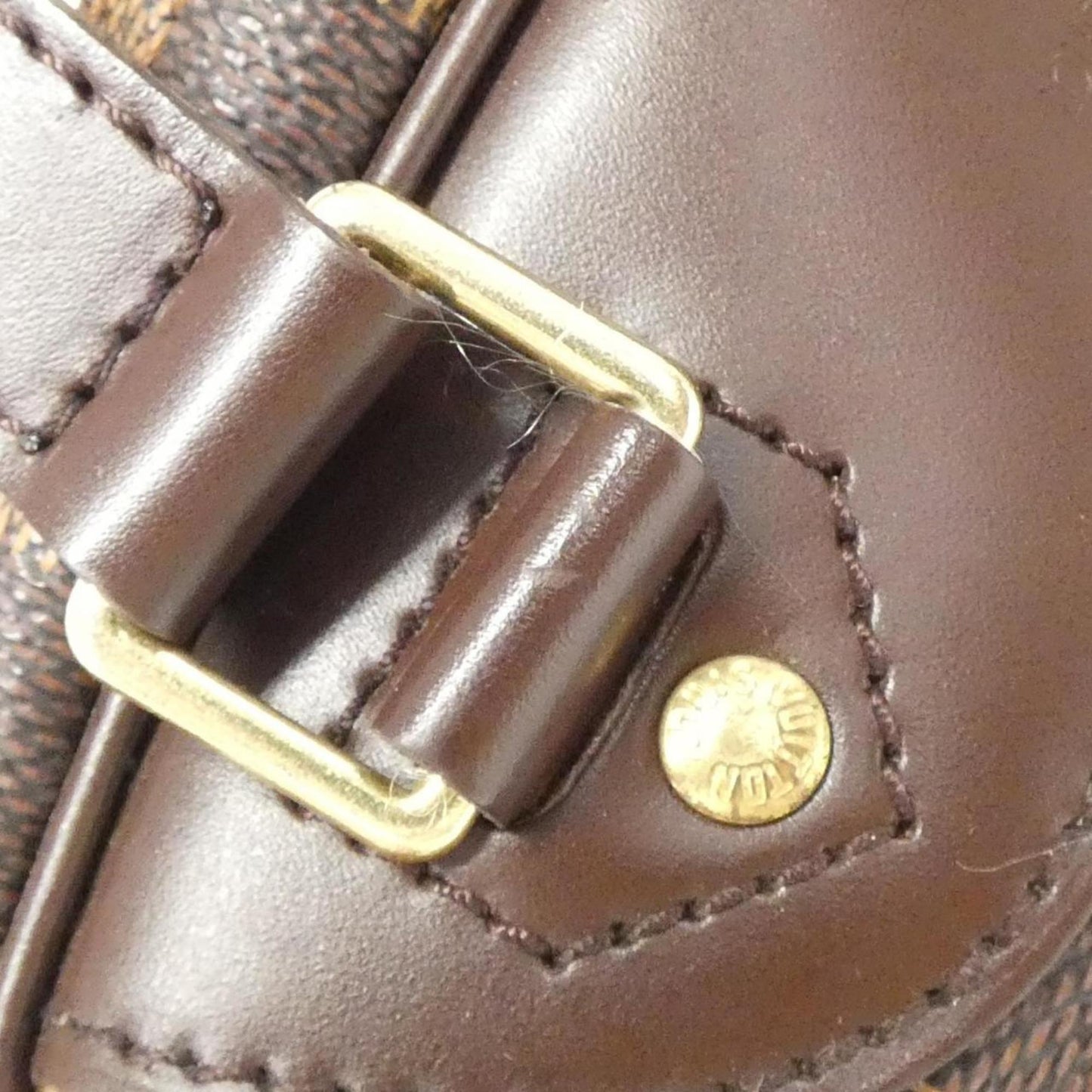 Louis Vuitton Coated Canvas Brown Handbags