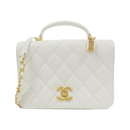 Chanel Calfskin White Handbags