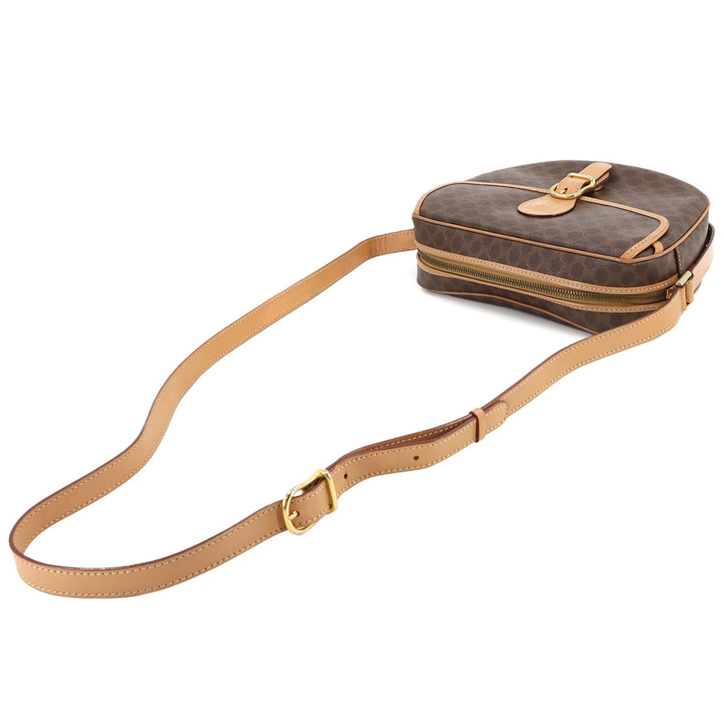Celine Pvc Brown Shoulder Bags