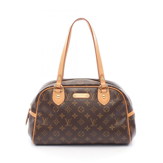 Louis Vuitton Coated Canvas Brown Shoulder Bags