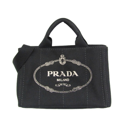 Prada Canvas Black Shoulder Bags