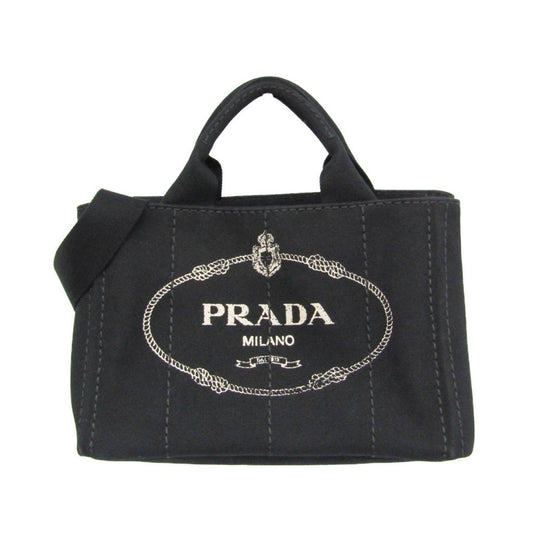 Prada Canvas Black Shoulder Bags