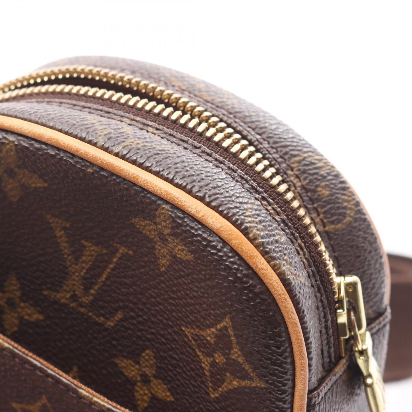Louis Vuitton Coated Canvas Brown Crossbody Bags