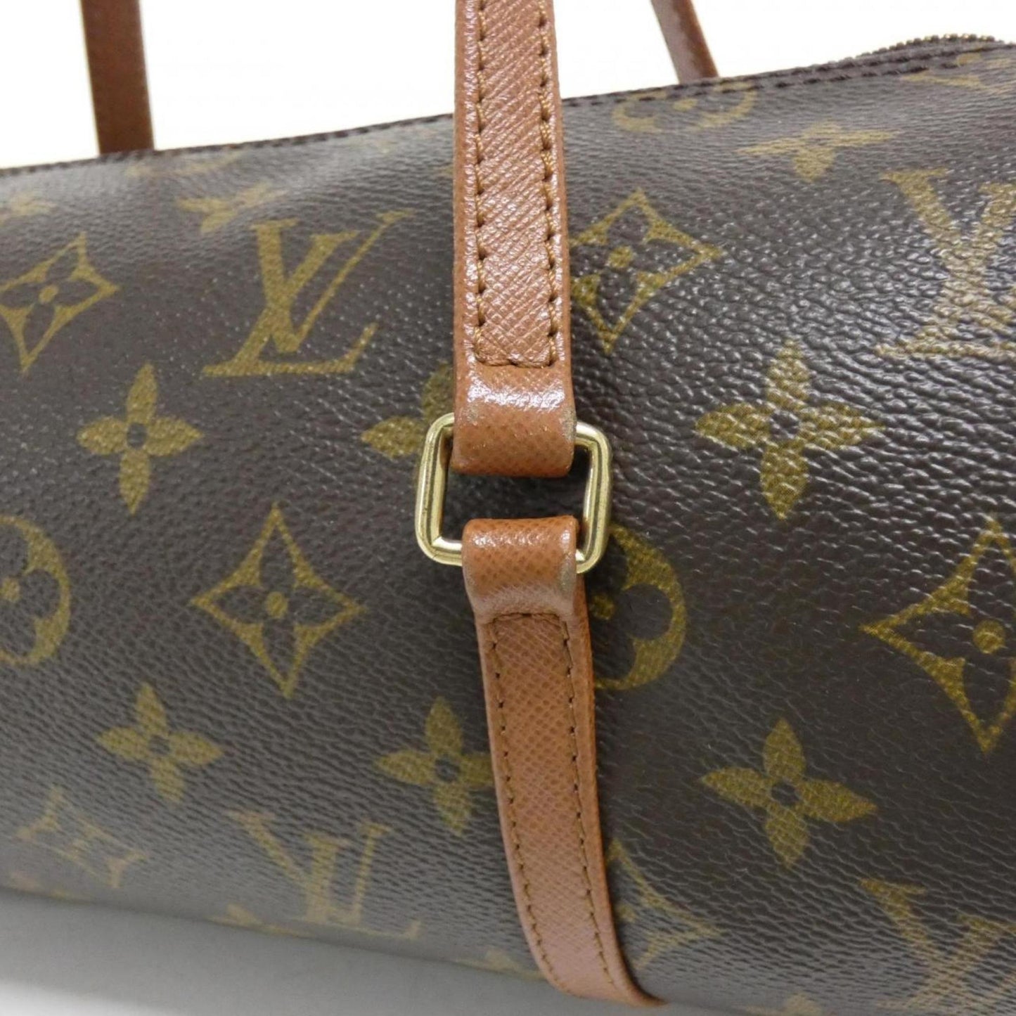 Louis Vuitton Coated Canvas Brown Handbags