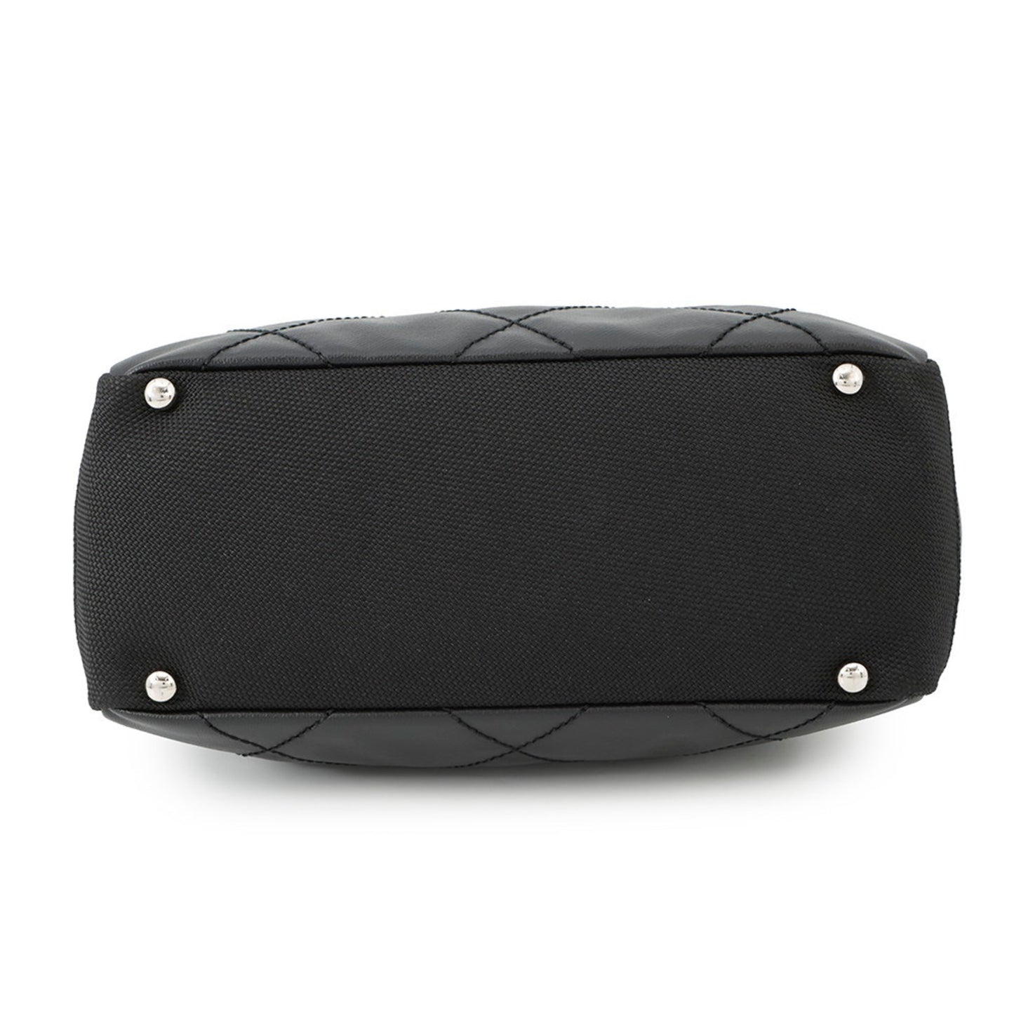Chanel Coated Canvas Black Tote Bags
