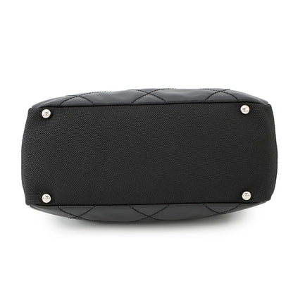 Chanel Coated Canvas Black Tote Bags