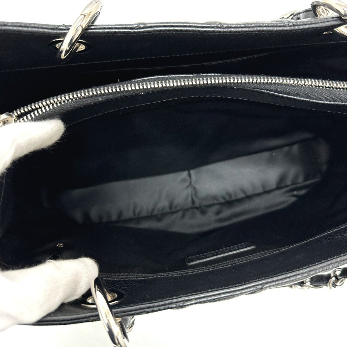 Chanel Calfskin Black Handbags