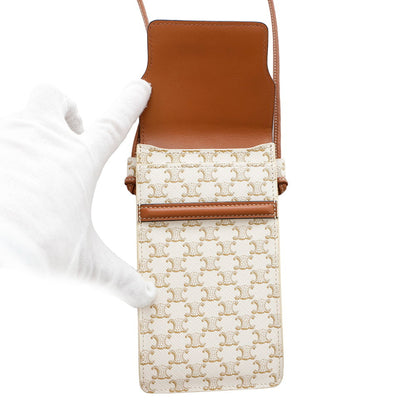 Celine Pvc White Shoulder Bags