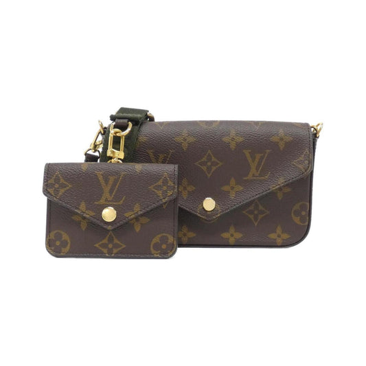 Louis Vuitton Coated Canvas Green Shoulder Bags