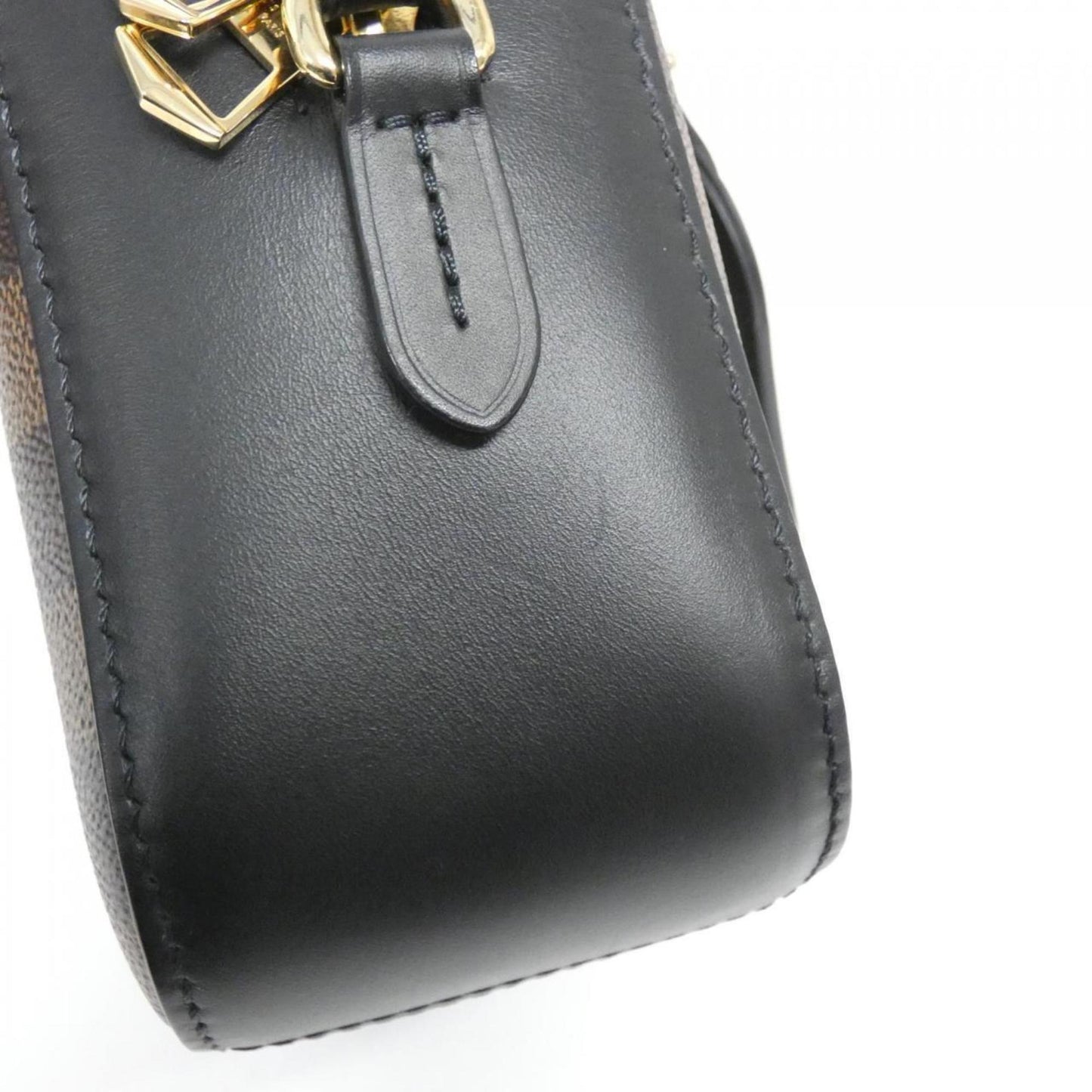 Louis Vuitton Coated Canvas Black Shoulder Bags