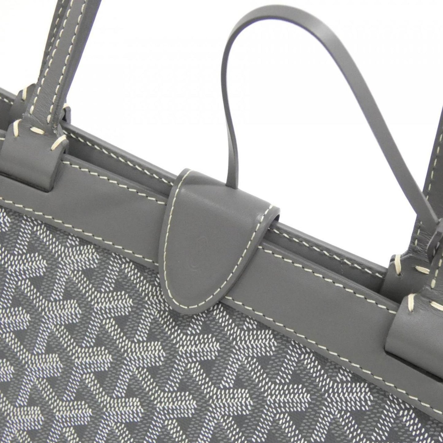 Goyard Coated Canvas Gray Handbags