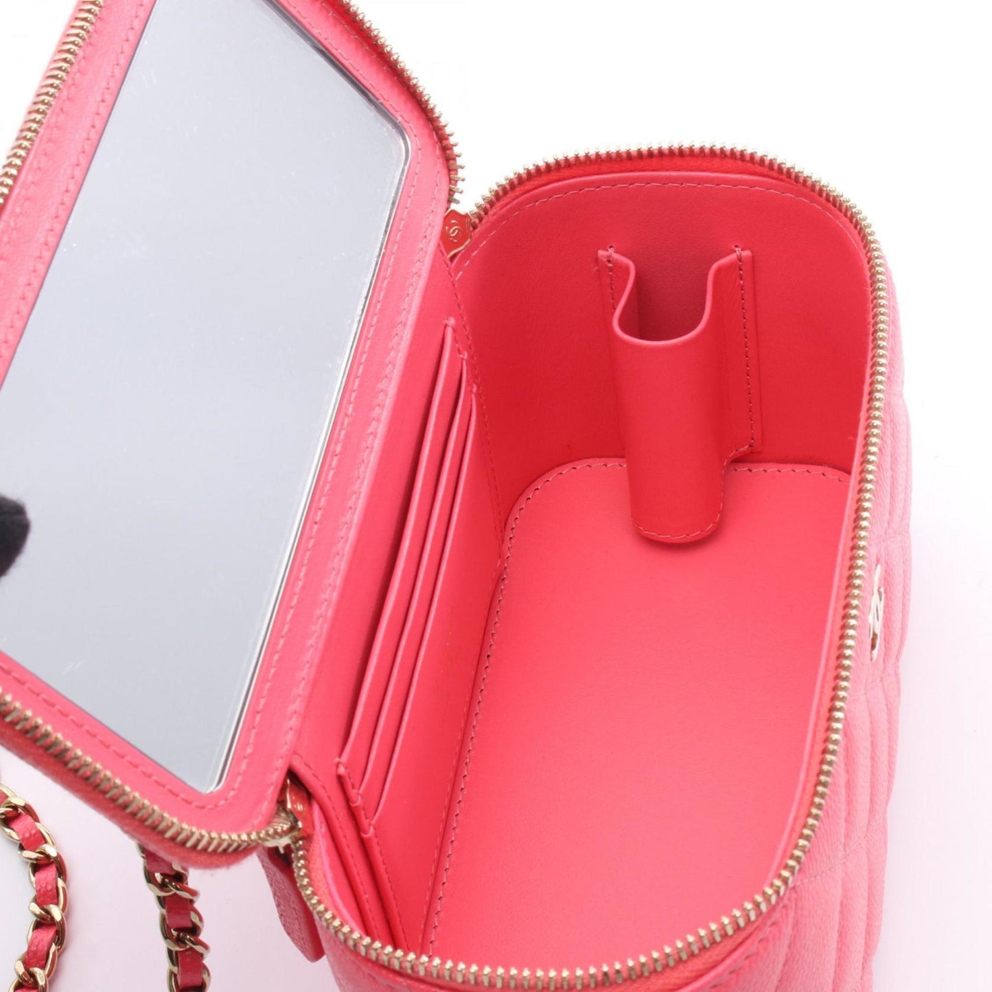 Chanel Calfskin Pink Shoulder Bags