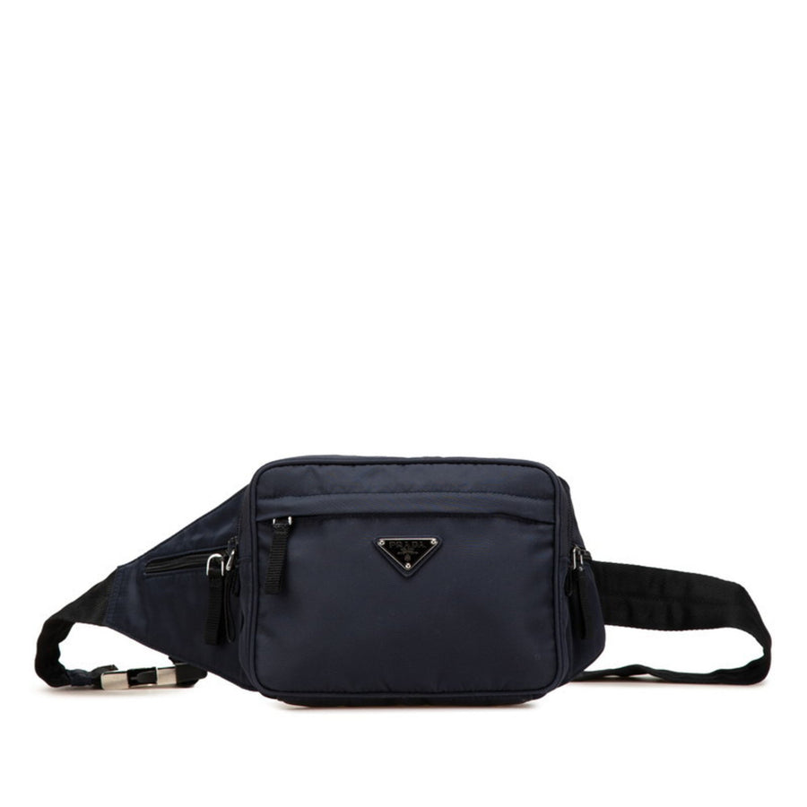 Prada Nylon Blue Crossbody Bags