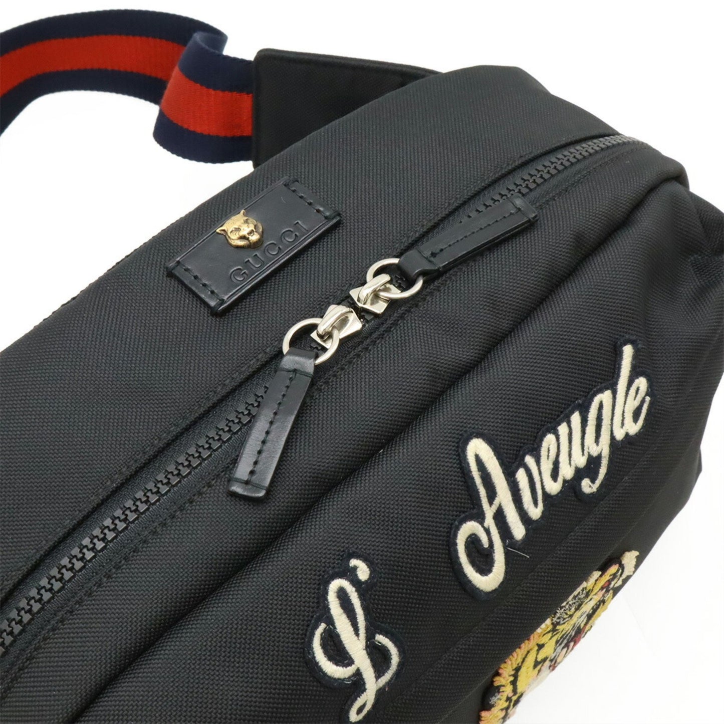 Gucci Canvas Black Crossbody Bags