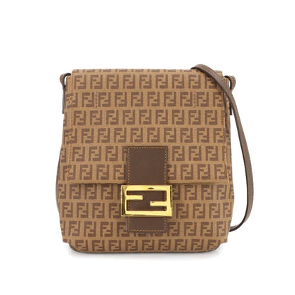Fendi Pvc Brown Shoulder Bags