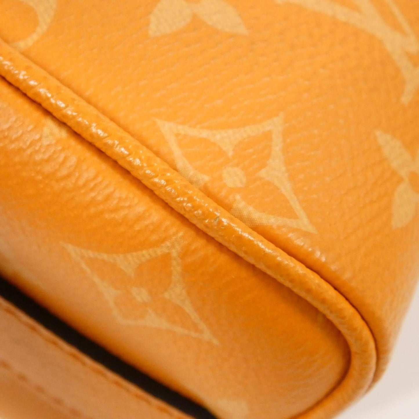Louis Vuitton Coated Canvas Orange Travel Bags