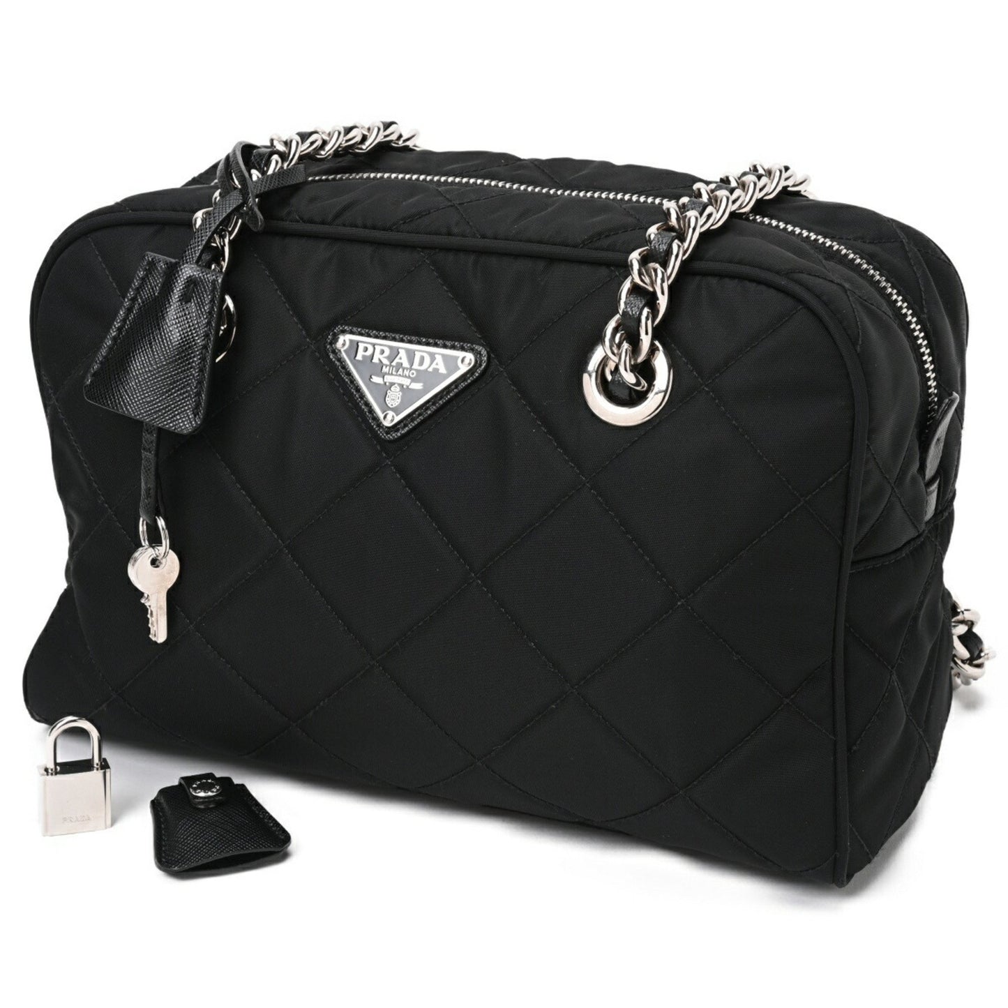 Prada Nylon Black Travel Bags