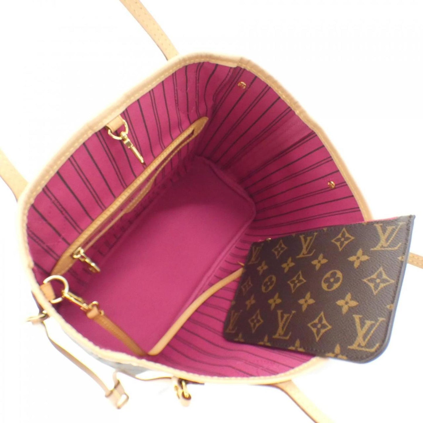 Louis Vuitton Coated Canvas Brown Handbags