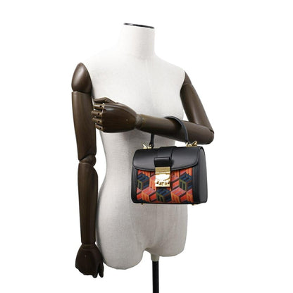 Mcm Canvas Black Handbags