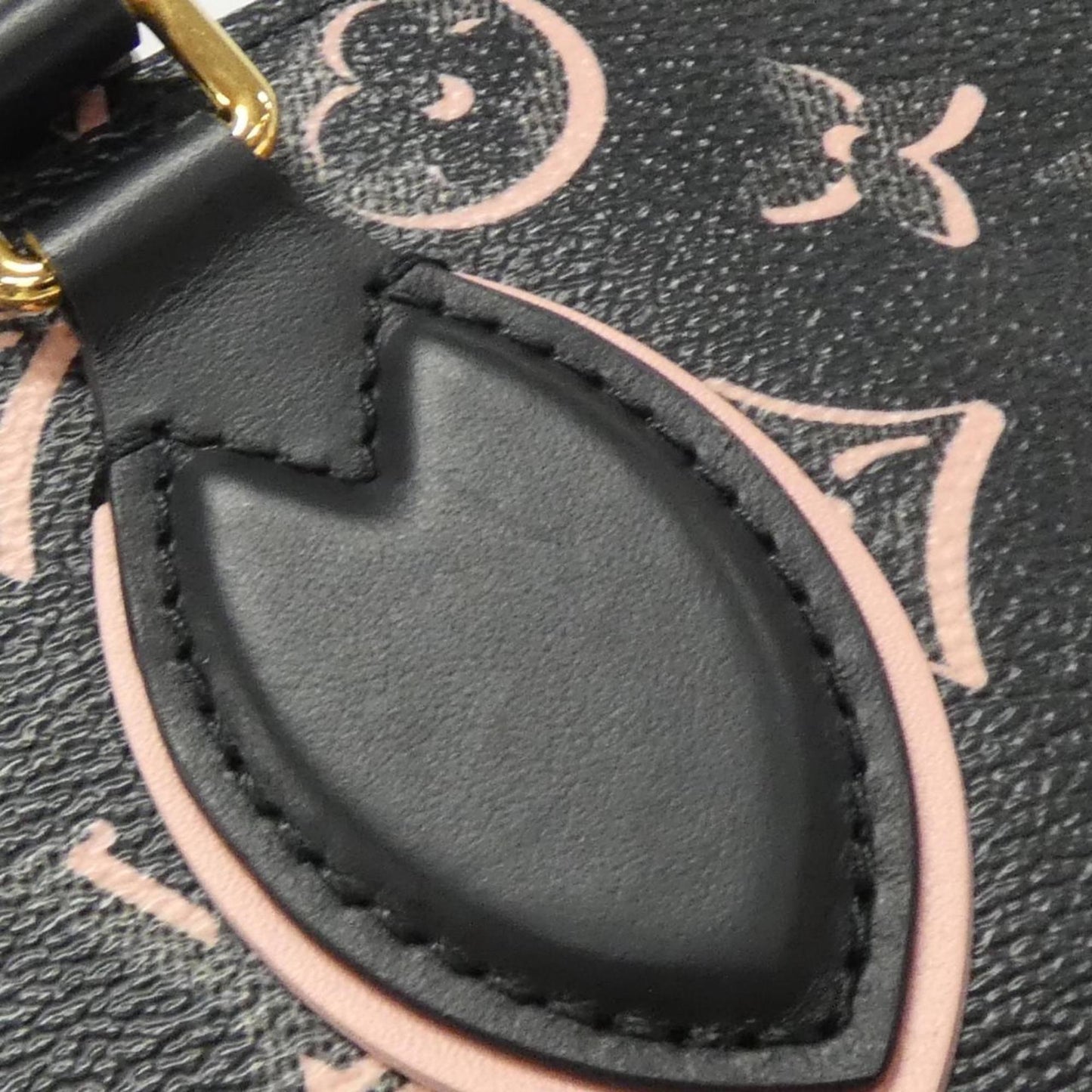 Louis Vuitton Coated Canvas Black Handbags