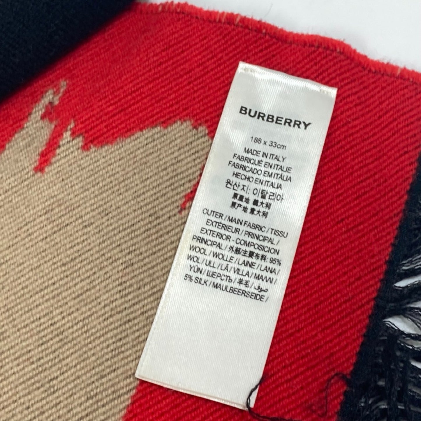 Burberry Wool Brown Scarves