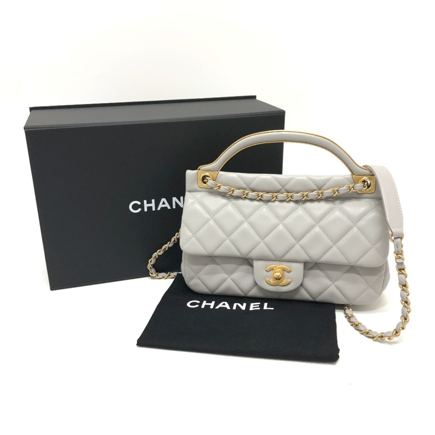 Chanel Others Gray Shoulder Bags