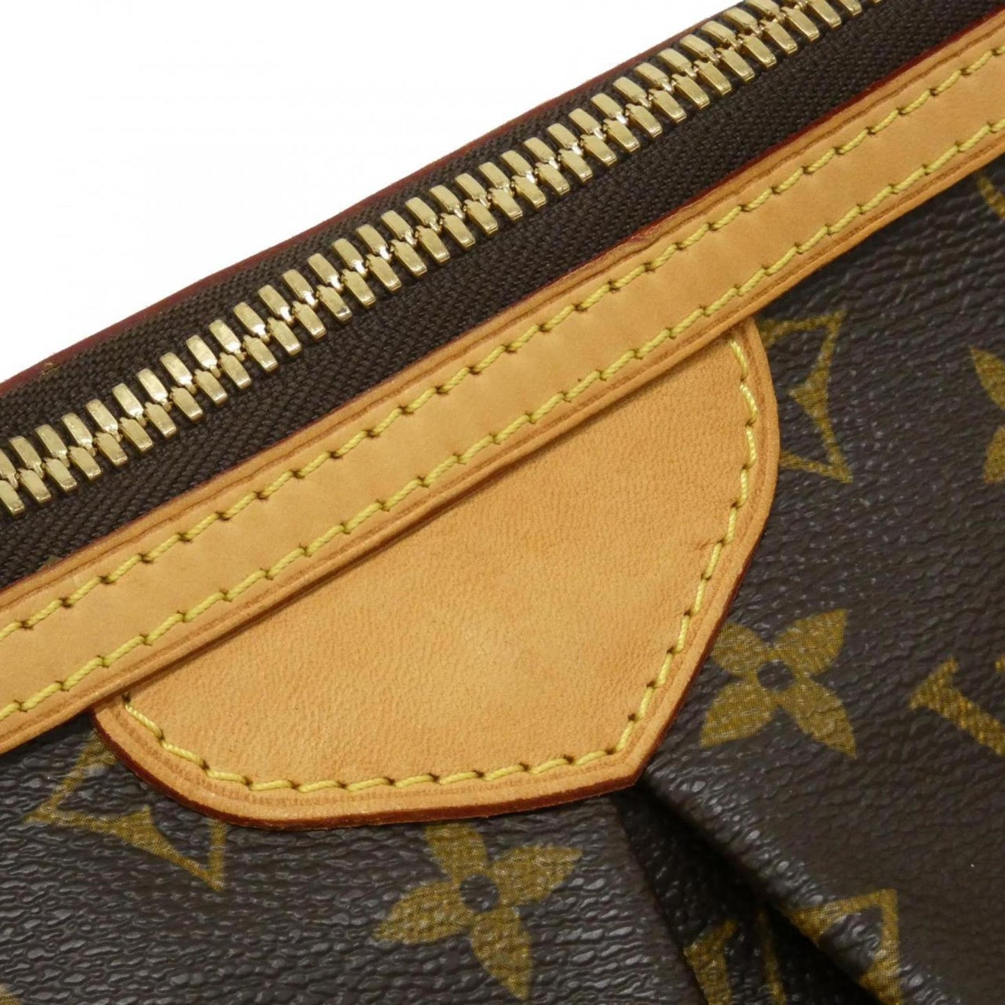 Louis Vuitton Coated Canvas Brown Handbags