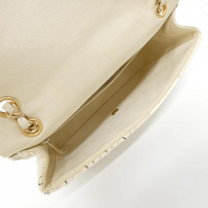 Chanel Canvas White Shoulder Bags