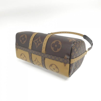 Louis Vuitton Coated Canvas Brown Travel Bags