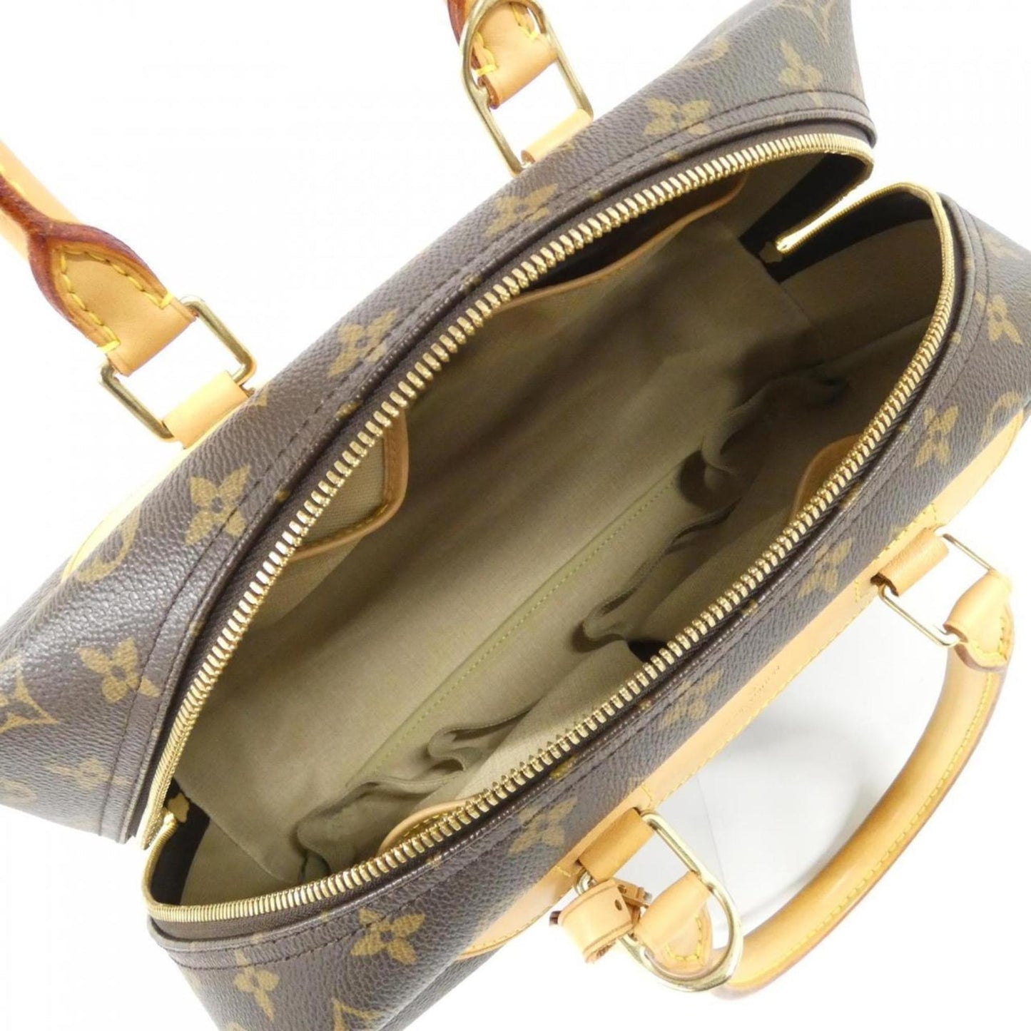 Louis Vuitton Coated Canvas Brown Handbags