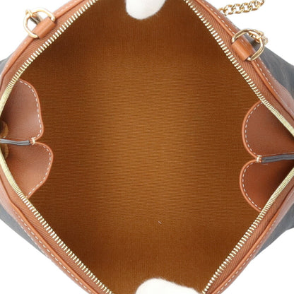 Celine Coated Canvas Brown Shoulder Bags