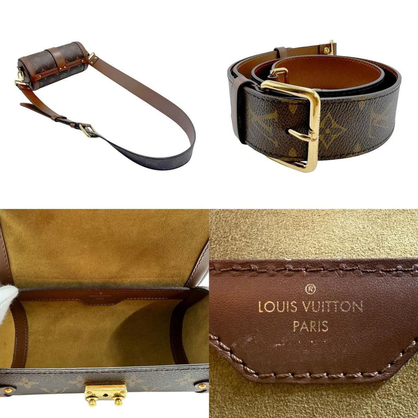 Louis Vuitton Monogram Canvas Brown Shoulder Bags