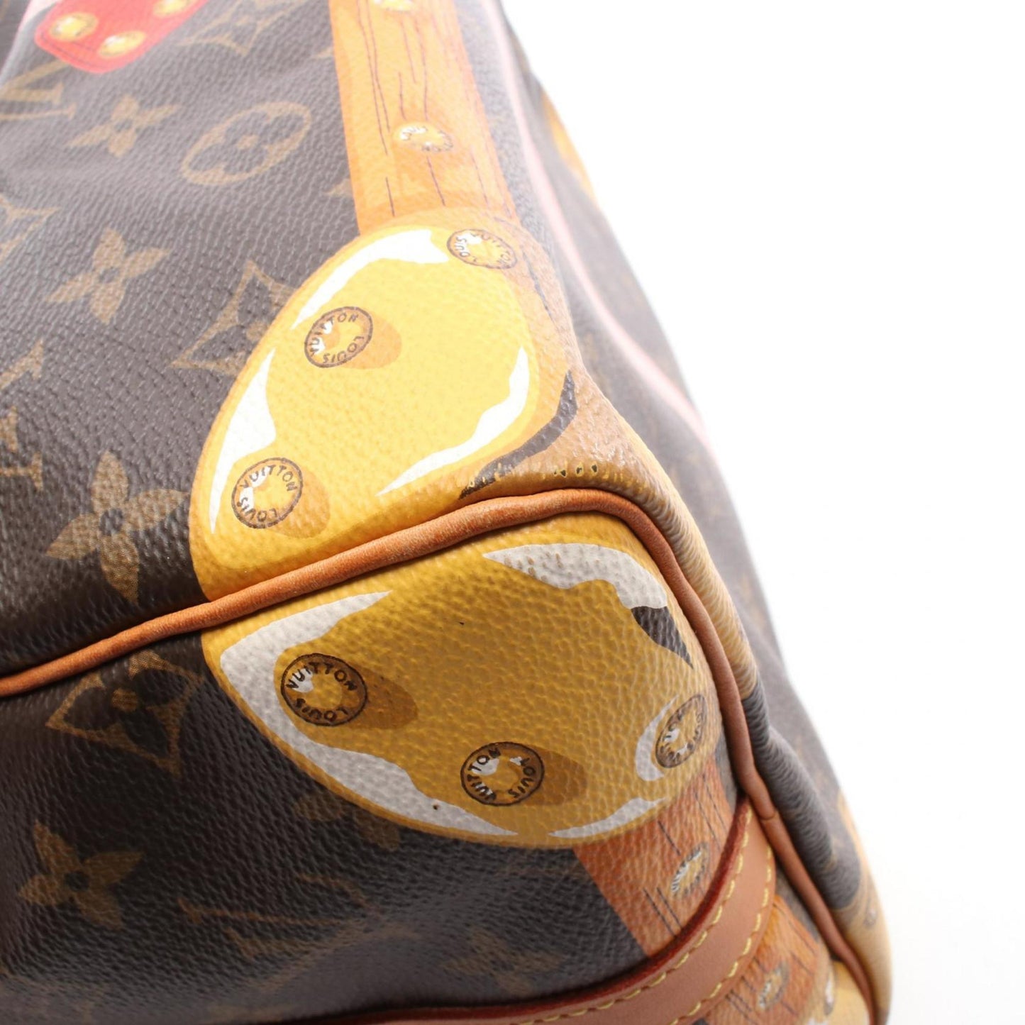 Louis Vuitton Coated Canvas Brown Handbags