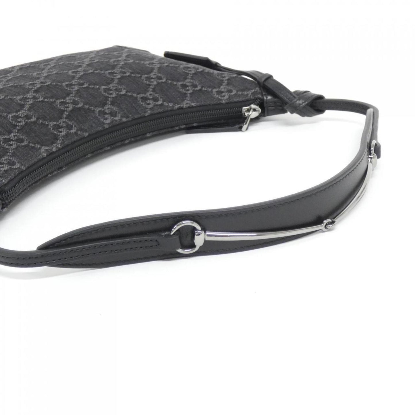 Gucci Denim Black Shoulder Bags