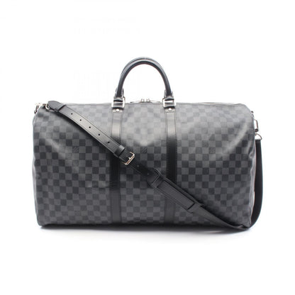 Louis Vuitton Coated Canvas Black Travel Bags