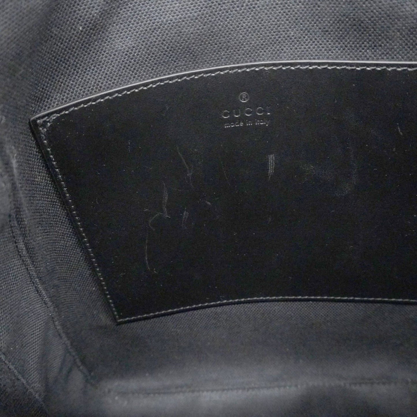Gucci Pvc Black Shoulder Bags