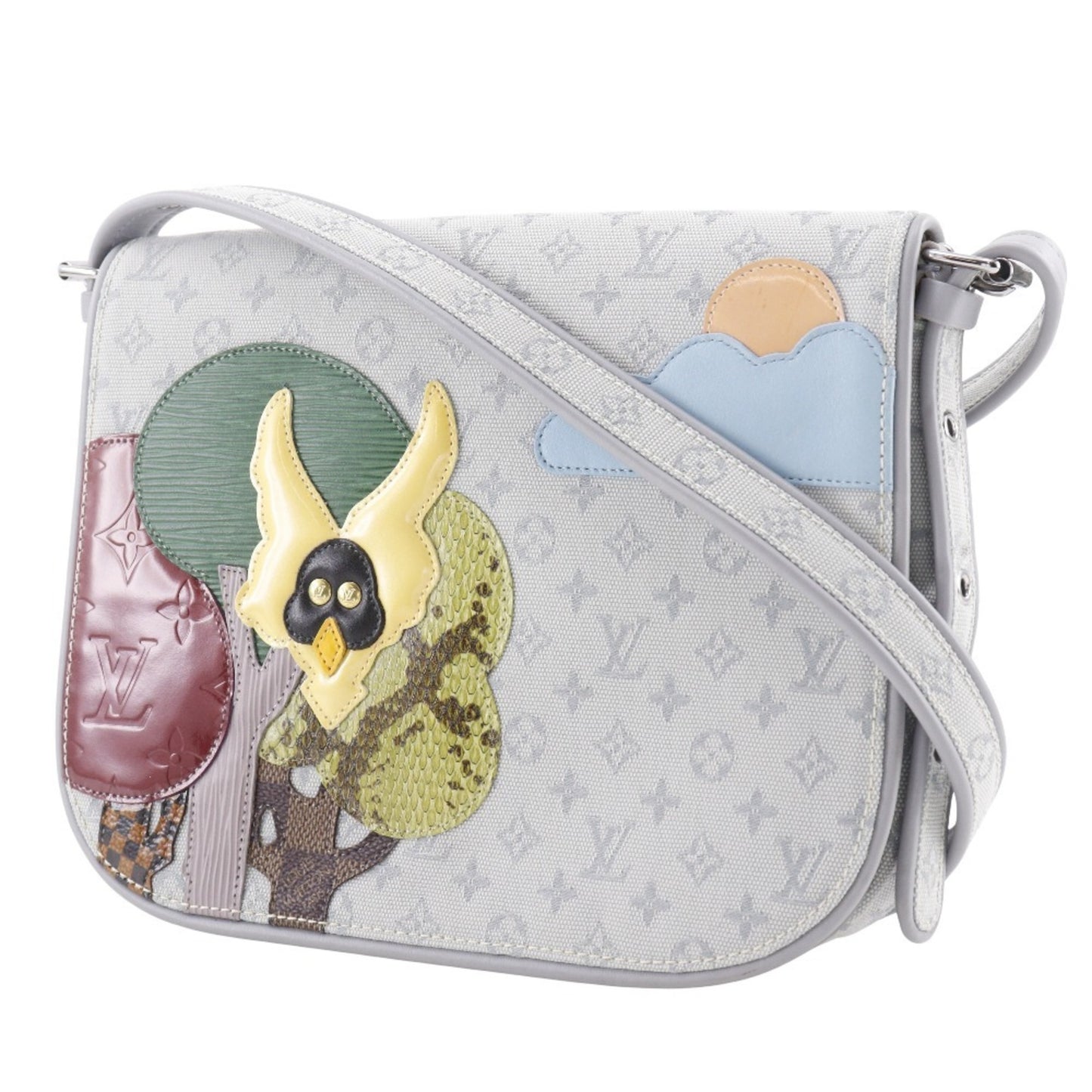 Louis Vuitton Monogram Canvas Gray Shoulder Bags