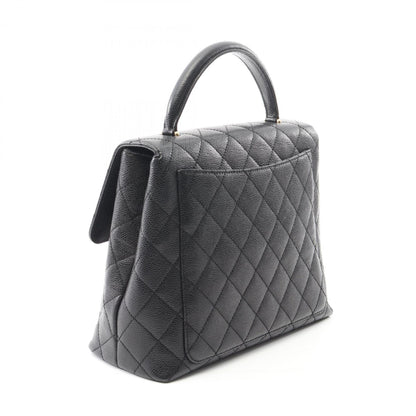 Chanel Calfskin Black Handbags