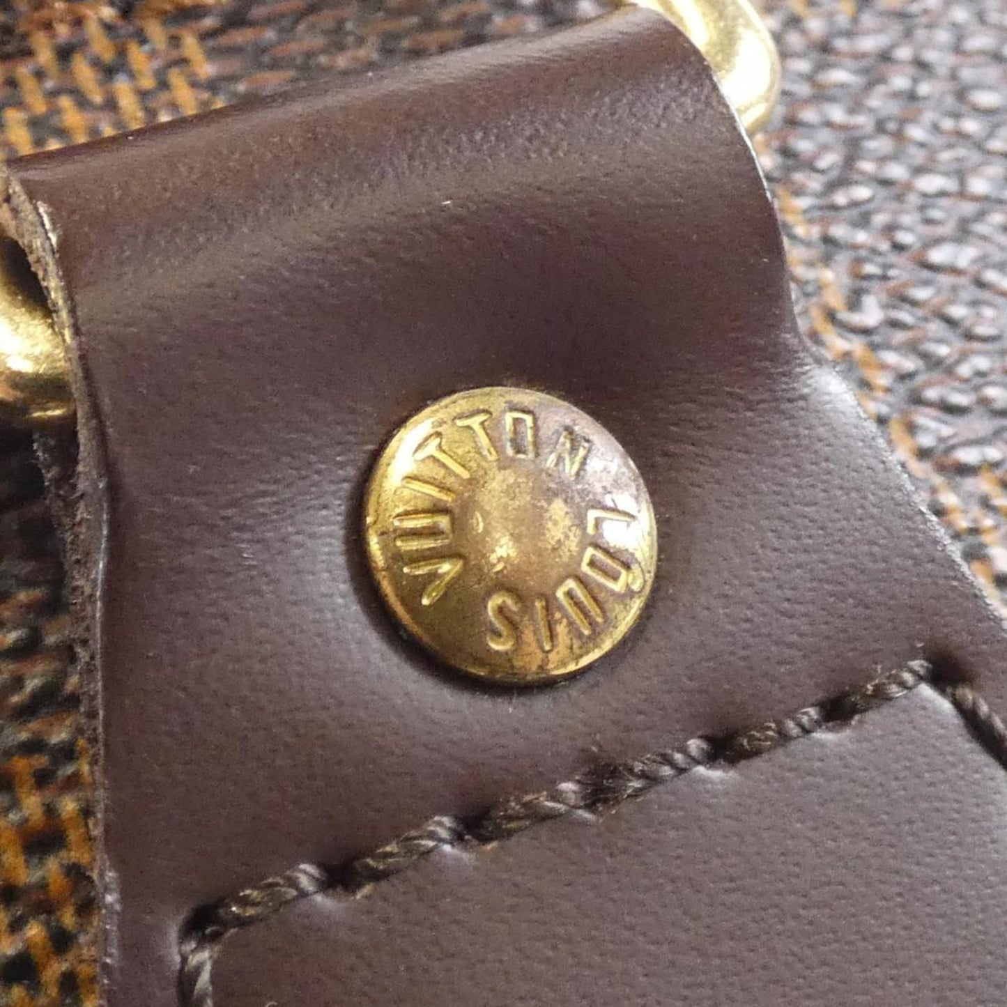 Louis Vuitton Coated Canvas Brown Travel Bags