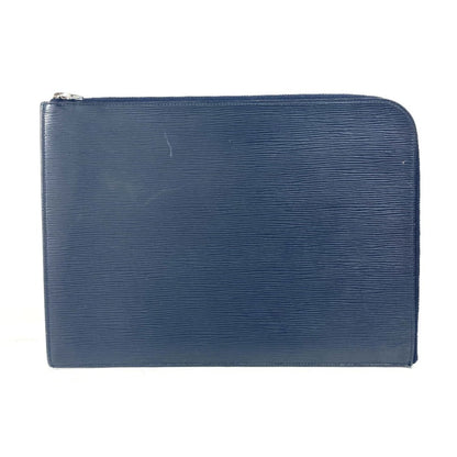 Louis Vuitton Epi Blue Clutch Bags