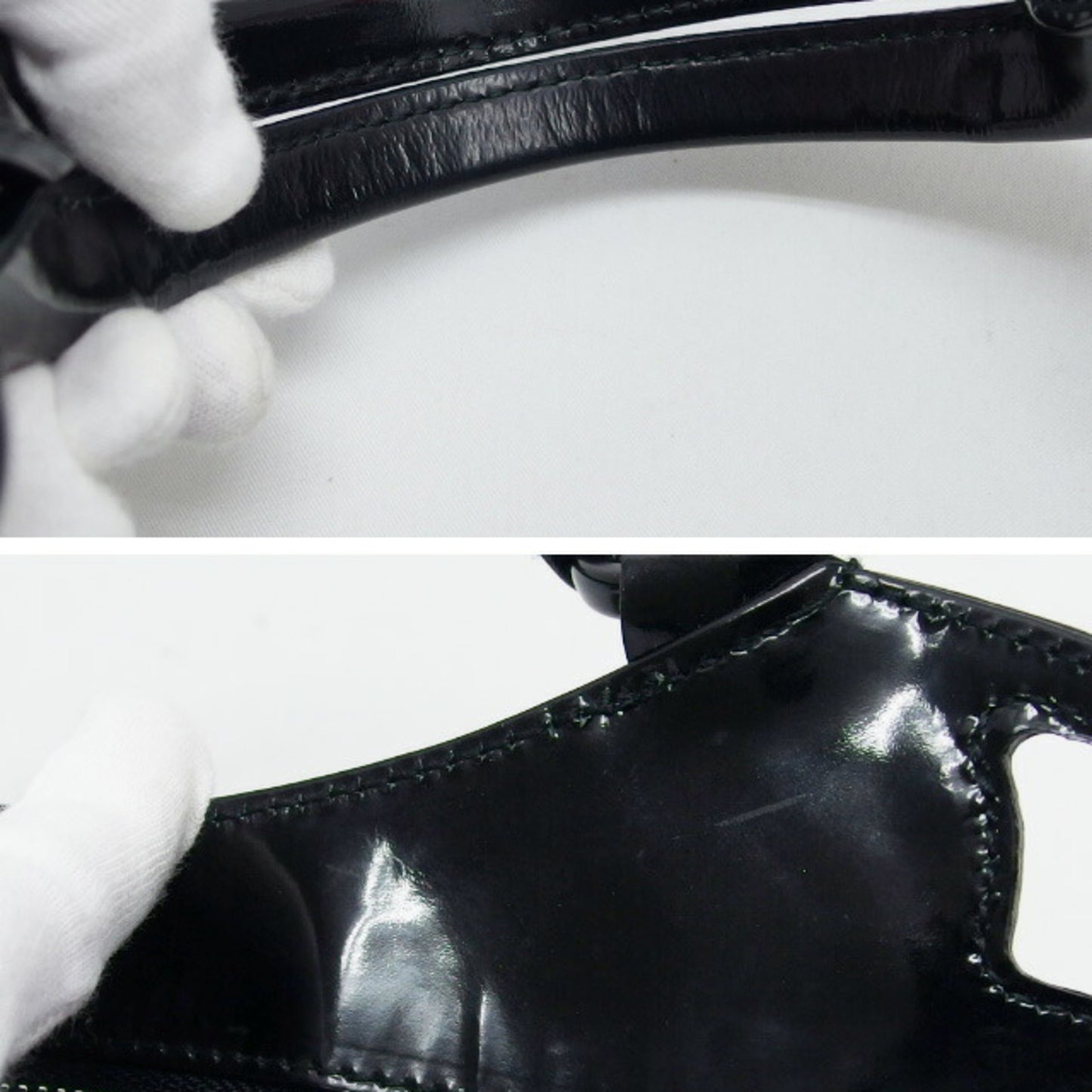 Cartier Patent Black Handbags