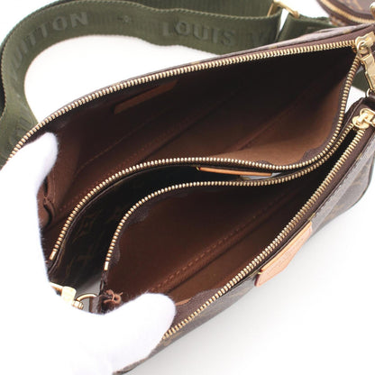 Louis Vuitton Coated Canvas Brown Shoulder Bags