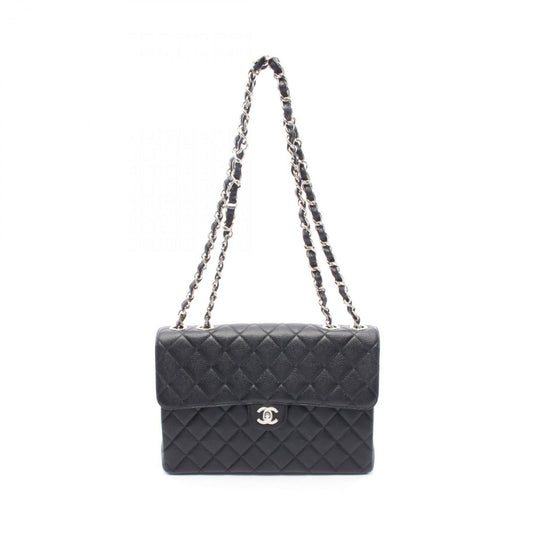 Chanel Calfskin Black Shoulder Bags