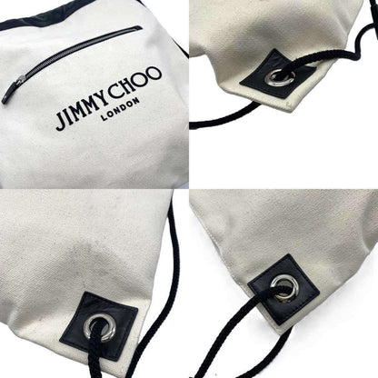 Jimmy Choo Canvas Black Backpacks