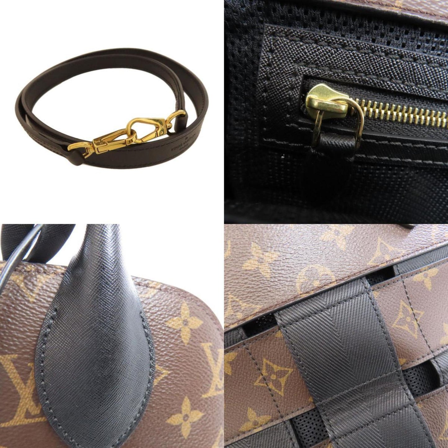 Louis Vuitton Monogram Canvas Black Handbags