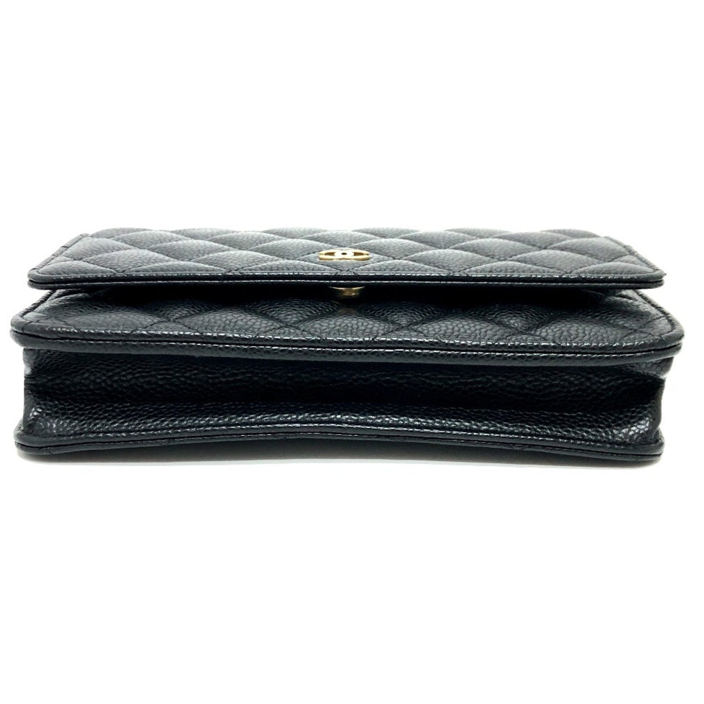 Chanel Calfskin Black Shoulder Bags