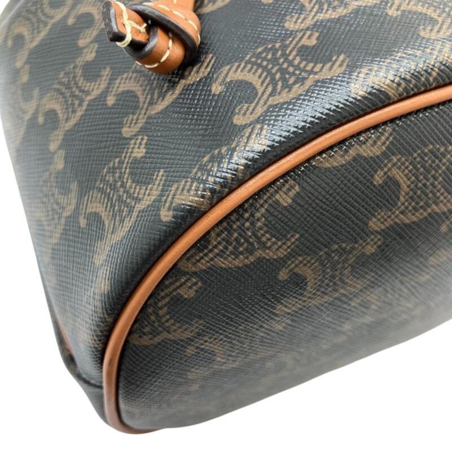 Celine Canvas Brown Backpacks
