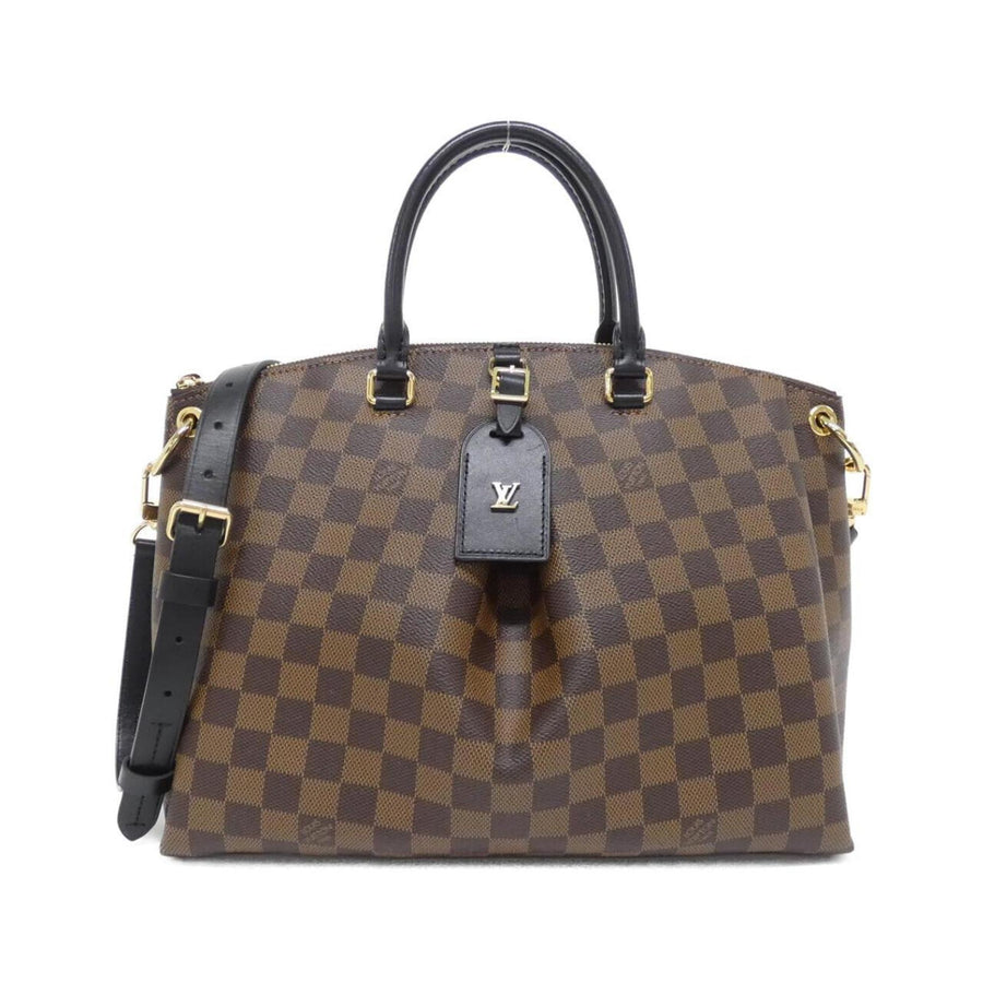Louis Vuitton Coated Canvas Brown Handbags